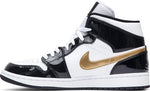 Air Jordan 1 Mid Patent SE 'Negro Oro'