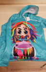 Sudadera Rapero 69 Con Estampado 3D Blue