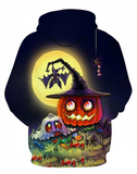 Sudadera Halloween Cartoon Pumpkin