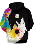 Sudadera Luna llena Multicolor