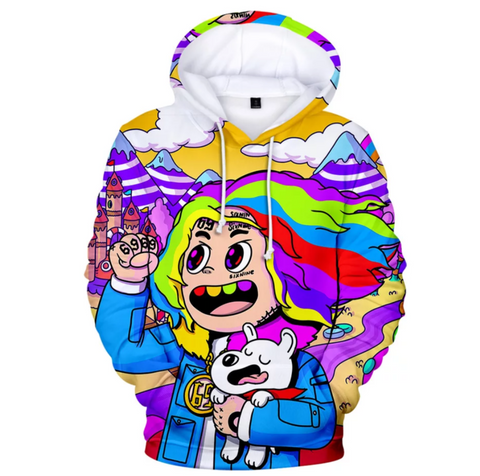 Sudadera 3D Tekashi 69 6ix9ine