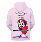 Sudadera Rapero 69 Con Estampado 3D Pink