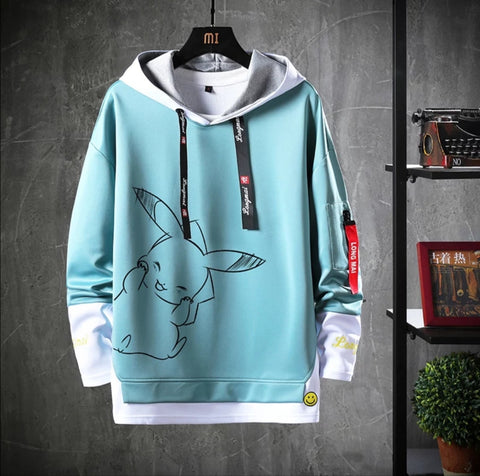 Sudadera con capucha y estampado de calle