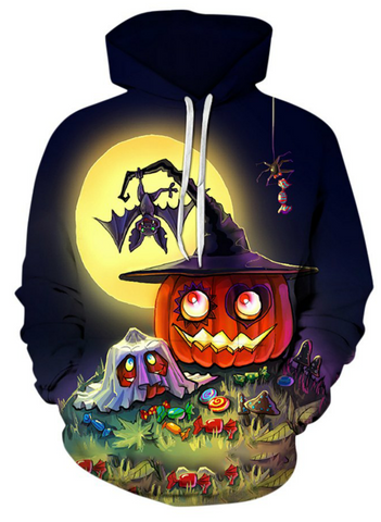 Sudadera Halloween Cartoon Pumpkin