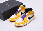 Air Jordan 1 Mid SE Lakers 852542-700