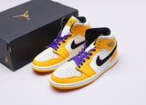 Air Jordan 1 Mid SE Lakers 852542-700